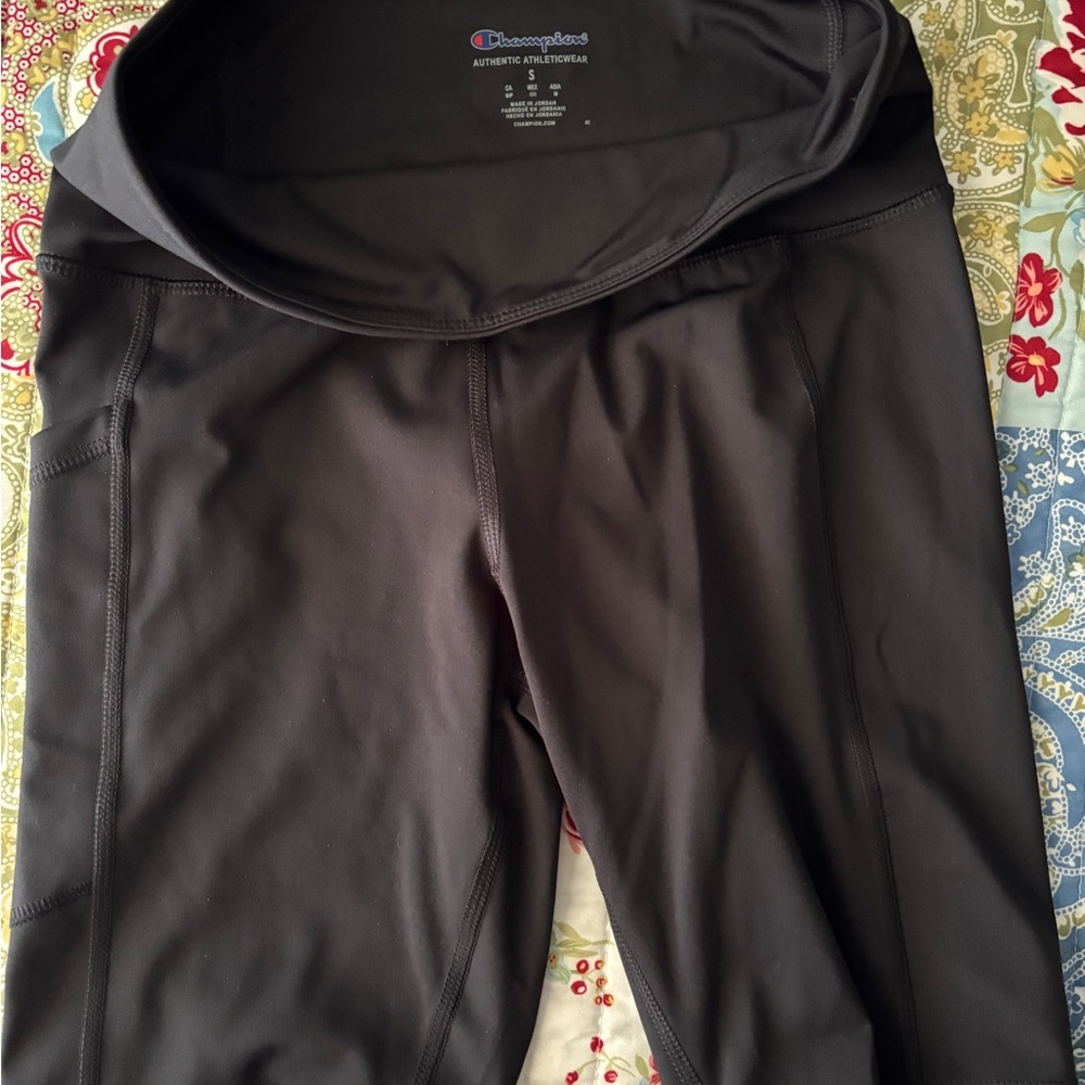 Champion Jet Black Performance Biker Shorts